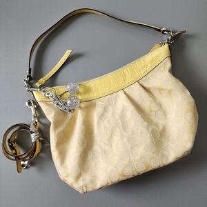 Coach Yellow Hobo Bag